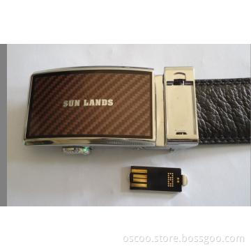 New useful leather Belt usb drive